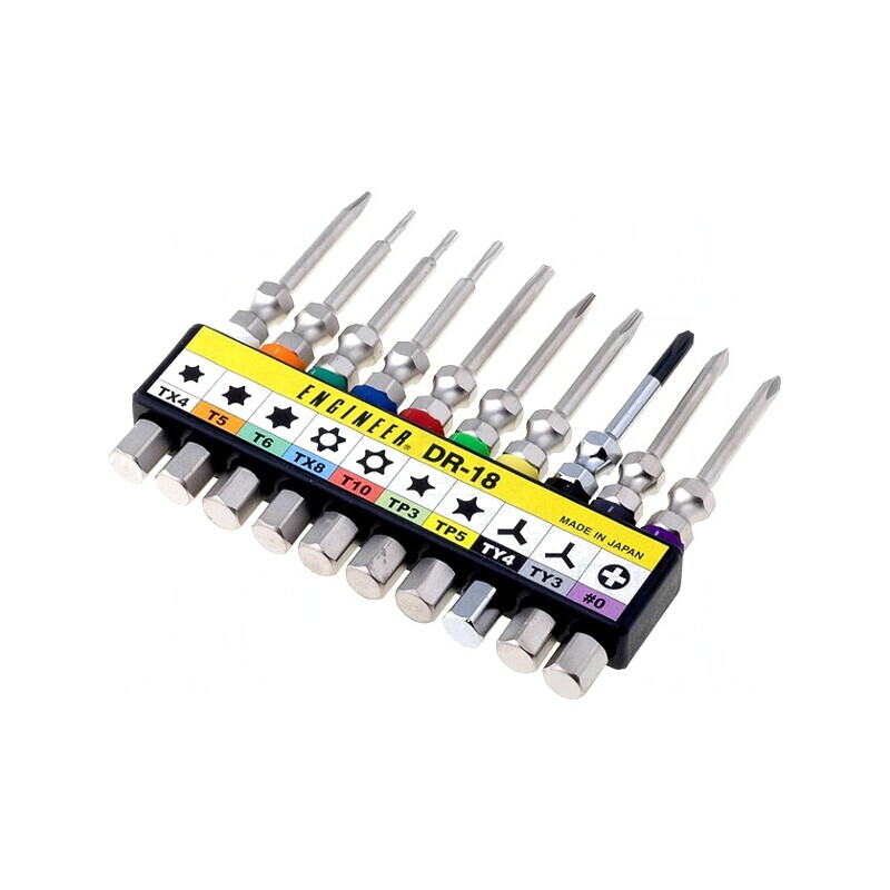 Kit Capete Șurubelniță 1/4 10 Bucăți | Electronic-mag.ro | Componente Electronice