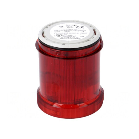 Semnalizator Luminos LED Roșu 24V IP66 Ø63mm | Electronic-mag.ro | Componente Electronice