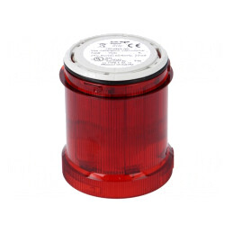 Semnalizator Luminos LED Roșu 24V IP66 Ø63mm | Electronic-mag.ro | Componente Electronice