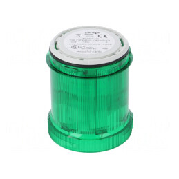 Semnalizator LED Verde 24V IP66 Ø63x76mm | Electronic-mag.ro | Componente Electronice