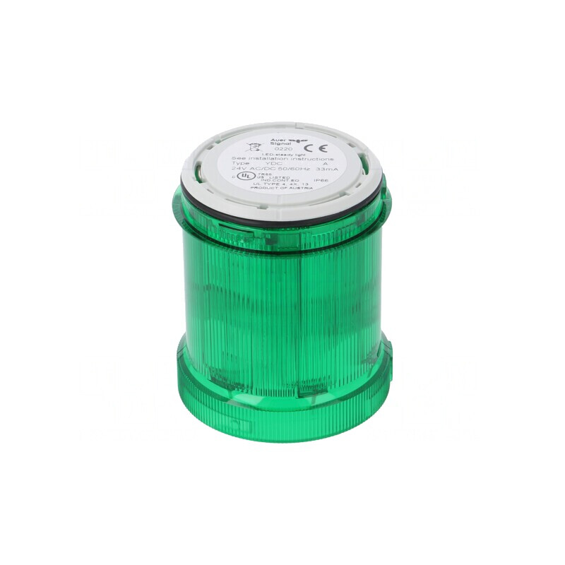Semnalizator LED Verde 24V IP66 Ø63x76mm | Electronic-mag.ro | Componente Electronice