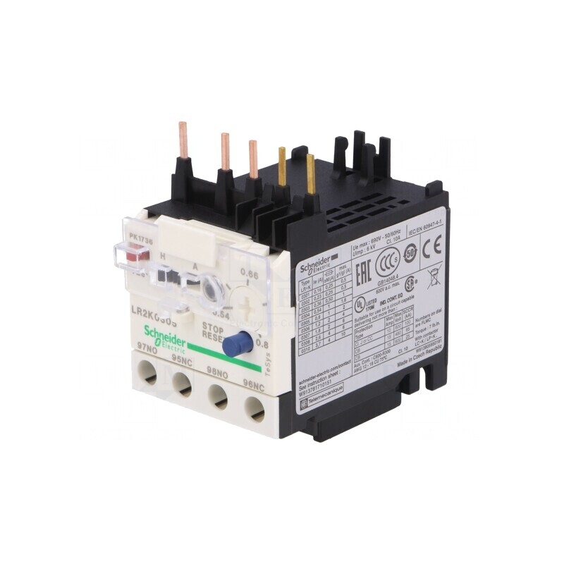 Releu Termic TeSys K NO NC LR2K0305 | Electronic-mag.ro | Componente Electronice