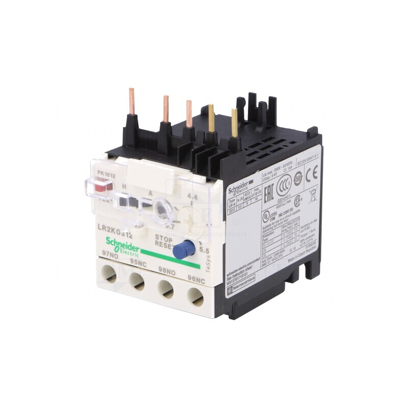 Releu Termic TeSys K NO NC LR2K0312 | Electronic-mag.ro | Componente Electronice