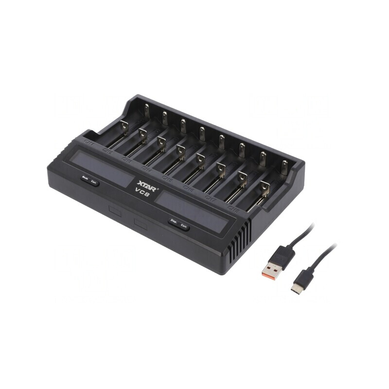 Încărcător baterii reîncărcabile Li-Ion/Ni-Cd/Ni-MH VC8 | Electronic-mag.ro | Componente Electronice Încărcător baterii reîncărcabile Li-Ion/Ni-Cd/Ni-MH VC8 | Electronic-mag.ro | Componente Electronice