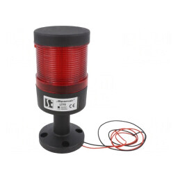 Coloană de Semnalizare LED Roșie 24VDC IP65 | Electronic-mag.ro | Componente Electronice