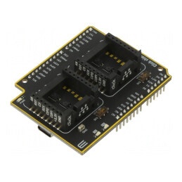Click Shield pentru Arduino UNO - Multiadaptor mikroBUS x2, USB C | Electronic-mag.ro | Componente Electronice