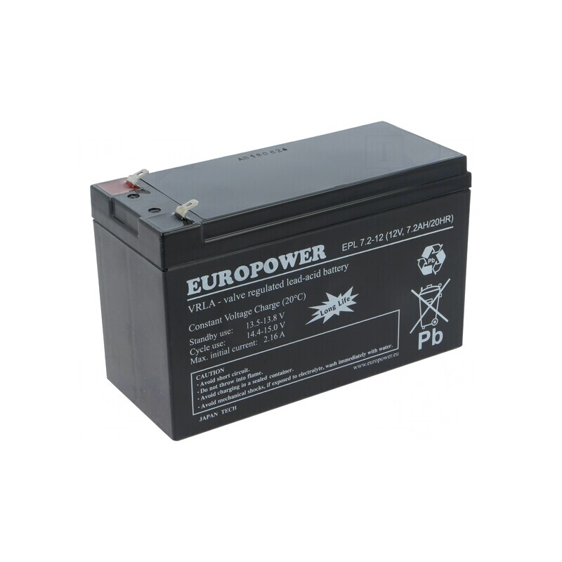 Baterie plumb-acid 12V 7,2Ah AGM fără întreținere | Electronic-mag.ro | Componente Electronice Baterie plumb-acid 12V 7,2Ah AGM fără întreținere | Electronic-mag.ro | Componente Electronice