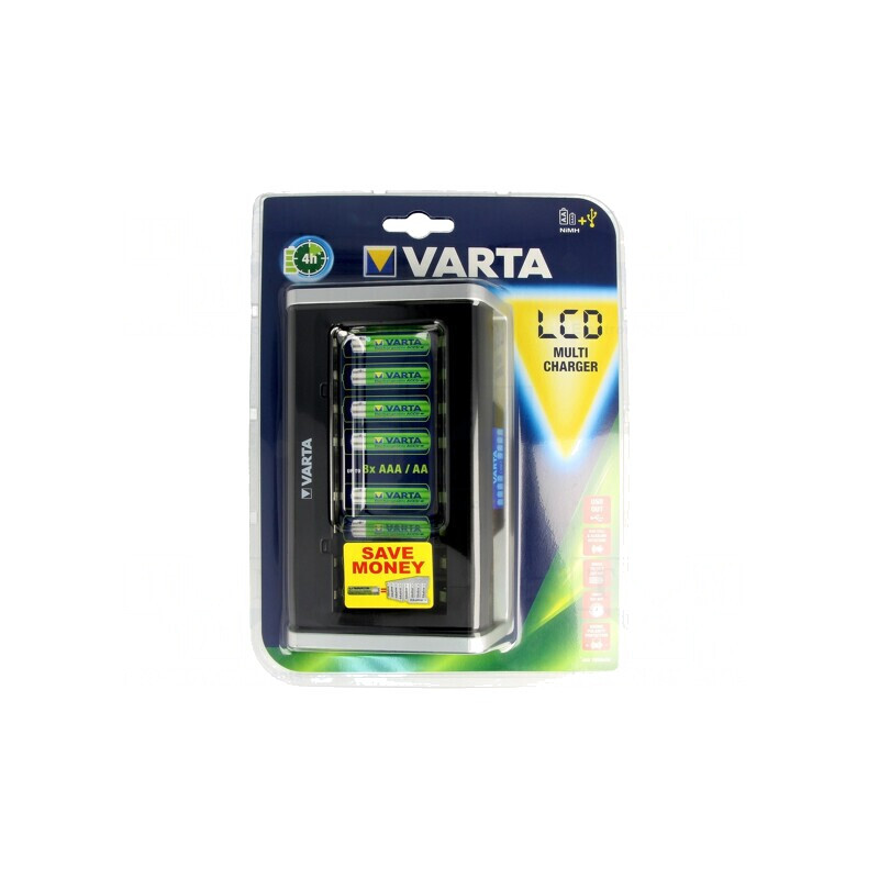Încărcător Microprocesor Ni-MH AA/AAA cu LCD | Electronic-mag.ro | Componente Electronice
