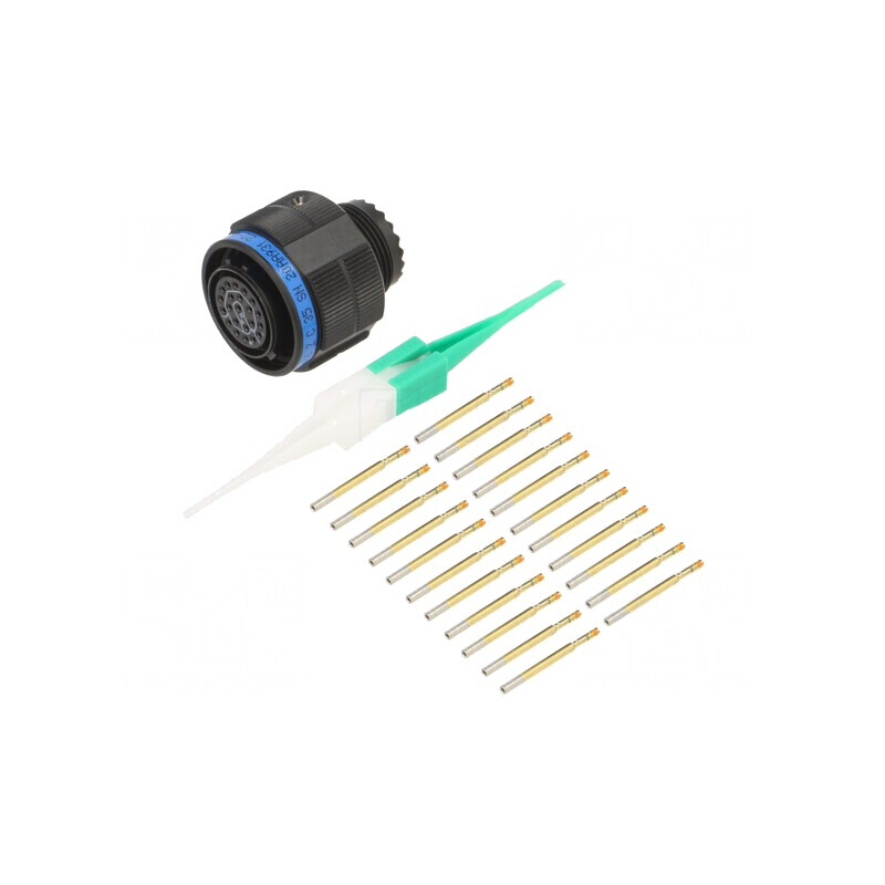 Conector Militar Dimensiune 13 MIL-DTL-38999 Series III Mufă | Electronic-mag.ro | Componente Electronice