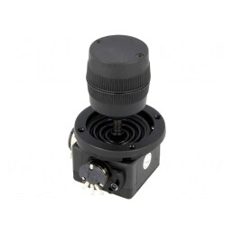 Joystick | 0÷10kΩ±5%,triaxial | Poz.i stab: 1 | 10kΩ | -10÷80°C | ±5% | OM300B-M4