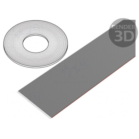 Cablu bandă 1,27mm Cu 40x28AWG neecranat PVC | Electronic-mag.ro | Componente Electronice