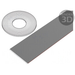 Cablu bandă 1,27mm Cu 40x28AWG neecranat PVC | Electronic-mag.ro | Componente Electronice