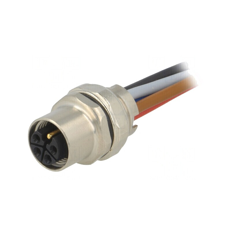 Soclu M12 PIN 5 Mamă cu Cabluri 63V 12A | Electronic-mag.ro | Componente Electronice Soclu M12 PIN 5 Mamă cu Cabluri 63V 12A | Electronic-mag.ro | Componente Electronice