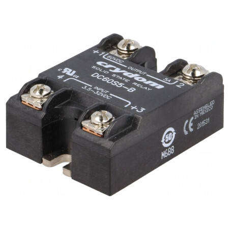 Releu Semiconductor DC60S5 5A 3-48VDC | Electronic-mag.ro | Componente Electronice
