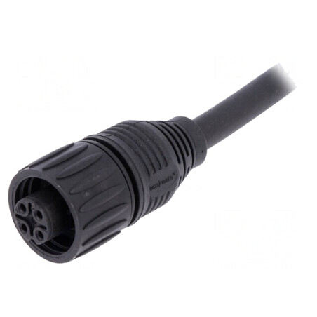 Conector circular 4 PIN mamă cabluri ECOMATE | Electronic-mag.ro | Componente Electronice