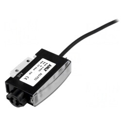 Senzor: amplificator fibră optică | NPN | Conexiune: cablu 2m | 1kHz | AU-F03-NPN-NO