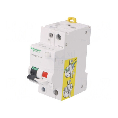 Întrerupător RCBO 10A 30mA 1P+N 230/400V | Electronic-mag.ro | Componente Electronice