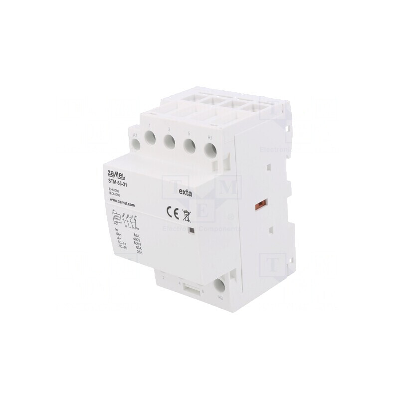Contactor 4-Poli 63A 230VAC STM-63-31 | Electronic-mag.ro | Componente Electronice