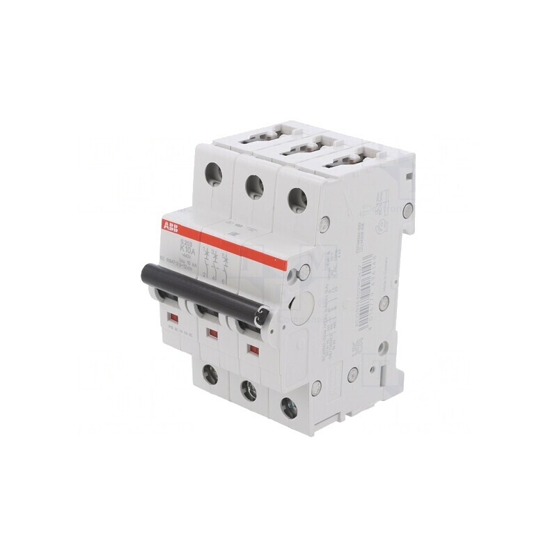 Întrerupător de supracurent 10A 3P 6kA 230/400V | Electronic-mag.ro | Componente Electronice