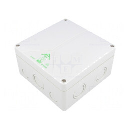 Cutie de Conexiuni Polistiren 140x140x79mm | Electronic-mag.ro | Componente Electronice