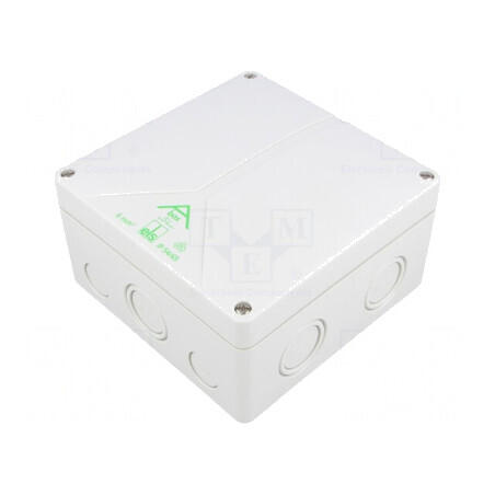 Cutie de Conexiuni Polistiren 140x140x79mm | Electronic-mag.ro | Componente Electronice