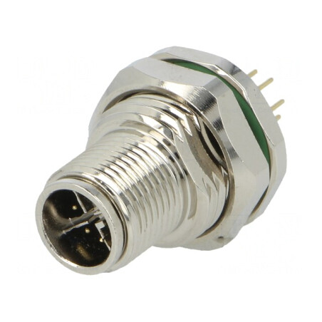 Soclu M12 8 PIN tată IP67 48V 0,5A | Electronic-mag.ro | Componente Electronice