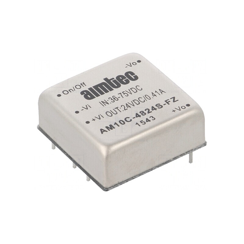 Convertor DC/DC 10W 36-75V la 24V 0.41A | Electronic-mag.ro | Componente Electronice