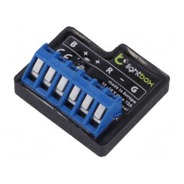 Controler RGB în Carcasă pentru Instalare 12-24VDC LIGHTBOX | Electronic-mag.ro | Componente Electronice