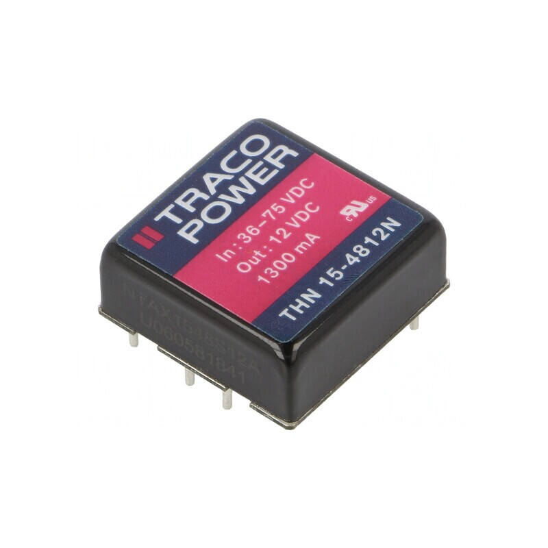 Convertor DC/DC 15W 36-75V la 12V 1,3A | Electronic-mag.ro | Componente Electronice Convertor DC/DC 15W 36-75V la 12V 1,3A | Electronic-mag.ro | Componente Electronice