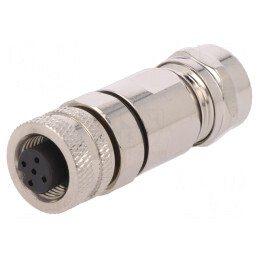 Mufă M12 5 PIN mamă DeviceNet/CANopen pe cablu IP67 | Electronic-mag.ro | Componente Electronice