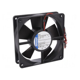 Ventilator axial DC 24V 119x119x32mm 170m3/h 45dBA cu rulment | Electronic-mag.ro | Componente Electronice