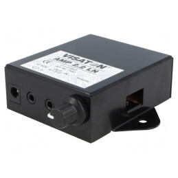 Amplificator audio extern | 12VDC | Imp.ieş: 1,1Ω | 46mA | 700mV | 3,2W | 7102