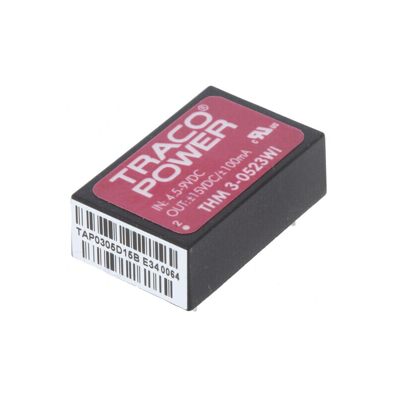 Convertor DC/DC 3W 4.5-9V la 15V/-15V | Electronic-mag.ro | Componente Electronice