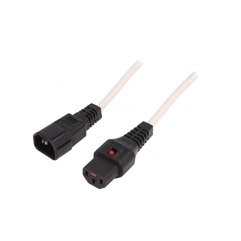 Cablu Alimentare IEC C13-C14 cu Blocare 3m | Electronic-mag.ro | Componente Electronice Cablu Alimentare IEC C13-C14 cu Blocare 3m | Electronic-mag.ro | Componente Electronice
