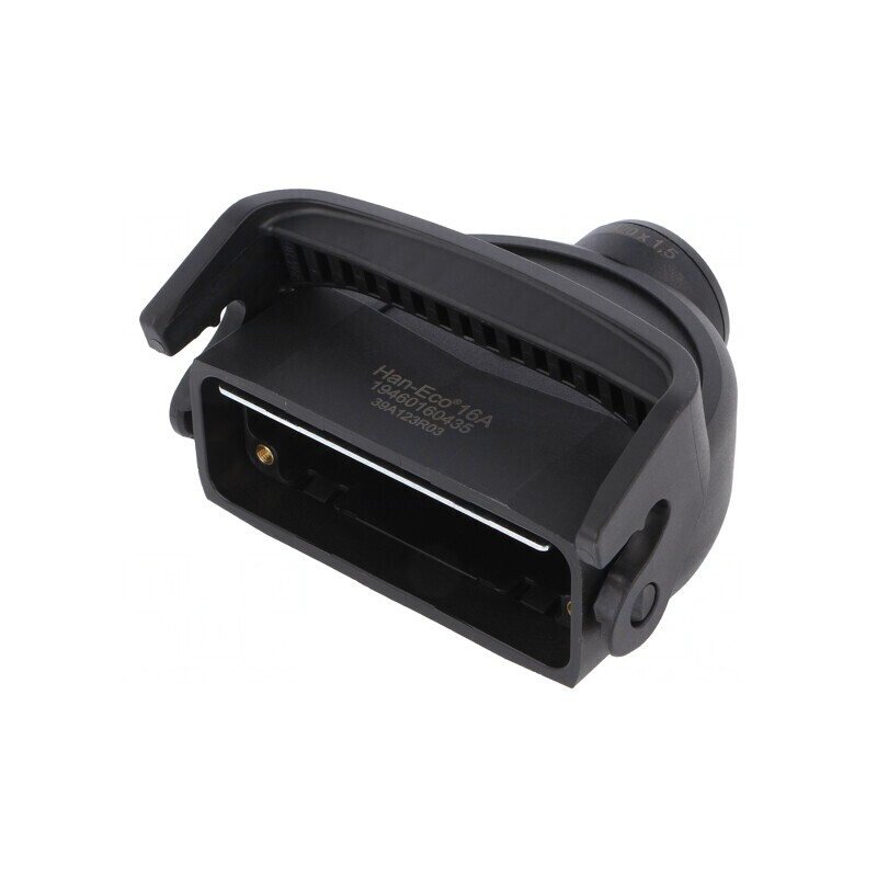 Carcasă pentru conectori HDC Han-Eco® A 16A drept | Electronic-mag.ro | Componente Electronice