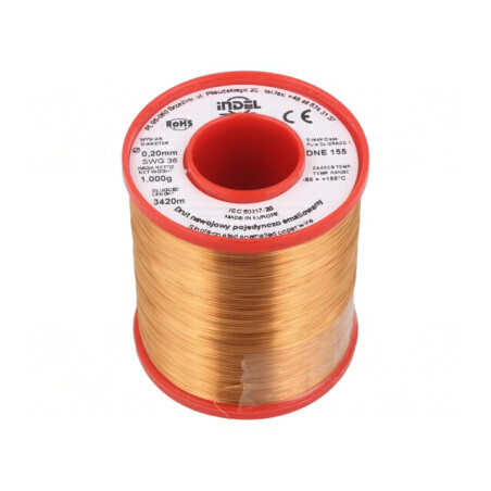 Sârmă Emailată 0,2mm 1kg Cu | Electronic-mag.ro | Componente Electronice