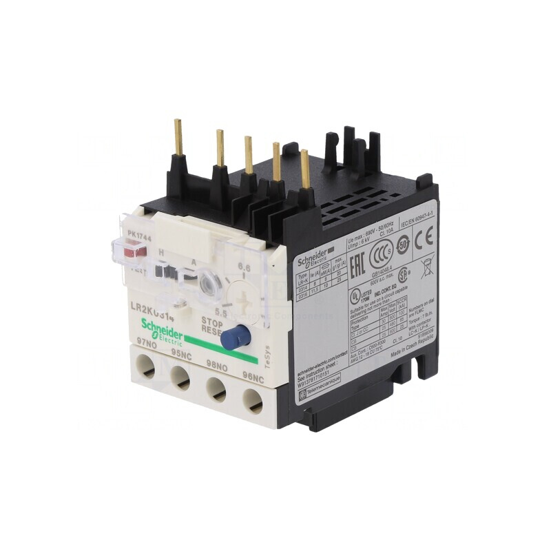 Releu termic TeSys K 5,5-8A | Electronic-mag.ro | Componente Electronice