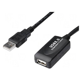 Repeater USB 2.0 25m USB A Soclu și Mufă