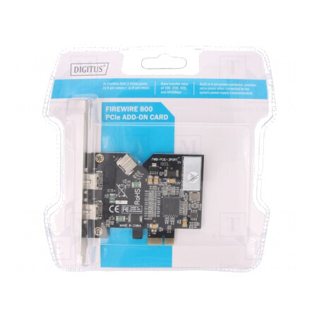 PCIe 9pin Firewire Card 800Mbps | Electronic-mag.ro | Componente Electronice
