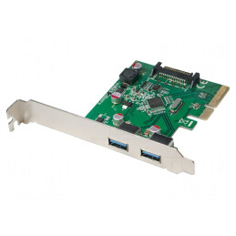 PCIe USB 3.0 Card cu 2 Porturi USB A | Electronic-mag.ro | Componente Electronice
