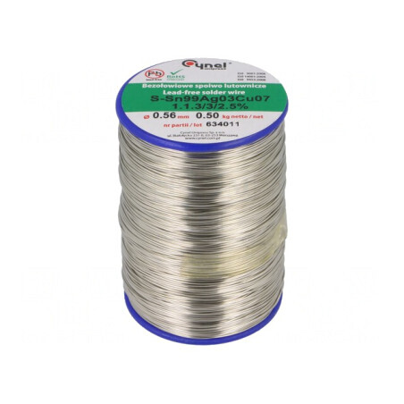 Sârmă de lipit fără plumb 560um 500g | Electronic-mag.ro | Componente Electronice