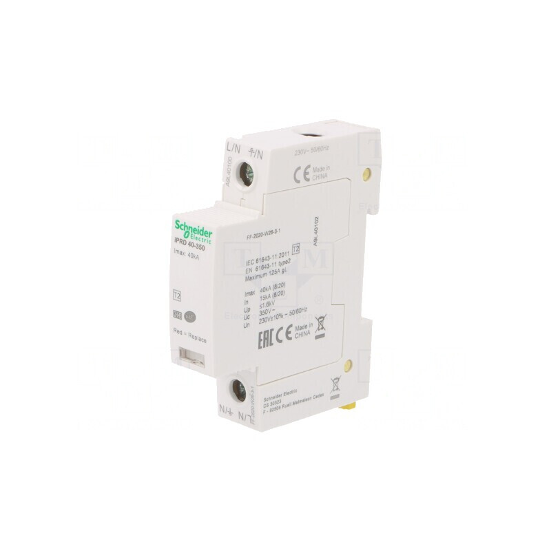 Limitator de Supratensiuni Tip 2 Poli 1 pentru Șină DIN IP20 | Electronic-mag.ro | Componente Electronice