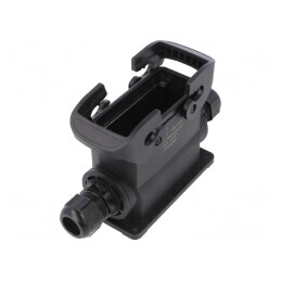 Carcasă pentru Conectori HDC Han-Eco B 16B Drept | Electronic-mag.ro | Componente Electronice