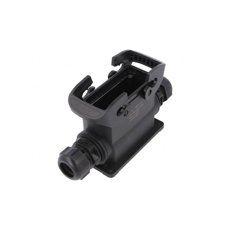 Carcasă pentru conectori HDC Han-Eco B 16B drept | Electronic-mag.ro | Componente Electronice
