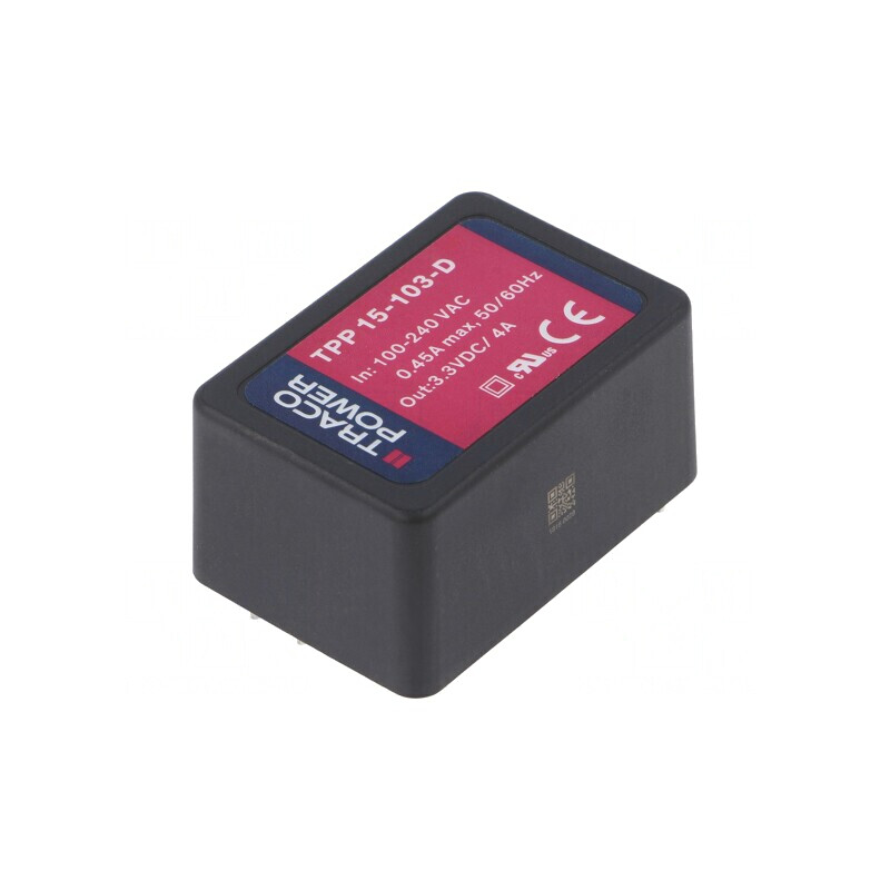 Convertor AC/DC 13.2W 3.3VDC TPP 15-103-D | Electronic-mag.ro | Componente Electronice Convertor AC/DC 13.2W 3.3VDC TPP 15-103-D | Electronic-mag.ro | Componente Electronice