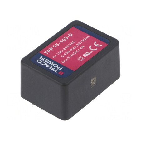 Convertor AC/DC 13.2W 3.3VDC TPP 15-103-D | Electronic-mag.ro | Componente Electronice