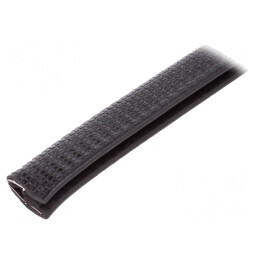 Ecran PVC Orificii și Margini 5m Negru 14mm | Electronic-mag.ro | Componente Electronice