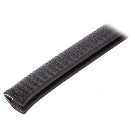Ecran PVC Orificii și Margini 5m Negru 14mm | Electronic-mag.ro | Componente Electronice