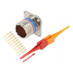 Conector Militar 13mm MIL-DTL-38999 Series III Tată | Electronic-mag.ro | Componente Electronice