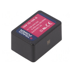 Convertor AC/DC 15W 5VDC TPP 15-105-D | Electronic-mag.ro | Componente Electronice